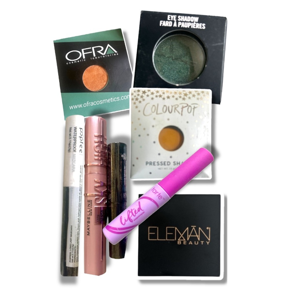 10 Piece Beauty Bundle Eyeshadow & Mascara MAC Tarte Colorpop Eleman OFRA Ulta